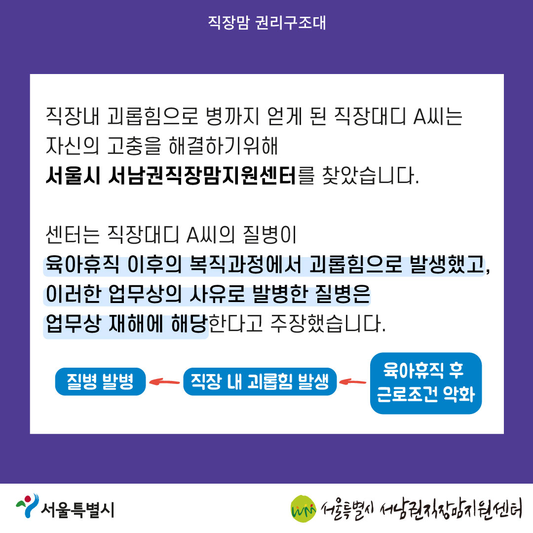 육아휴직 후 직장내 괴롭힘을 당한 직장대디! 업무상 재해로 인정!-05